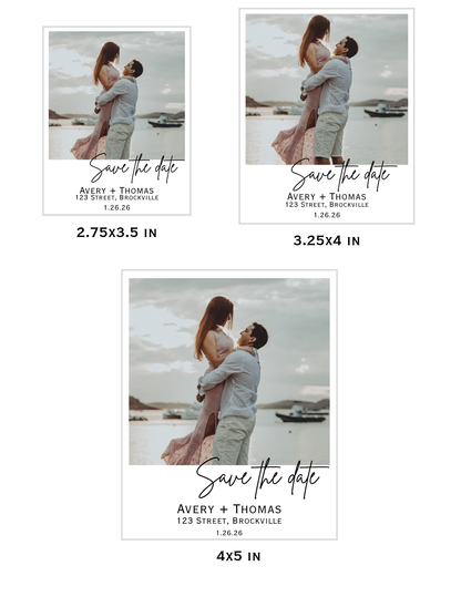 Customized Save The Date Magnets (size options)