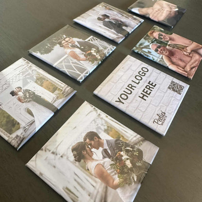 Custom fridge magnet created from customer photos